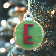 Load image into Gallery viewer, Initial Ornament