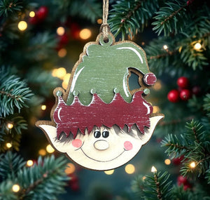 Elf Face Ornament