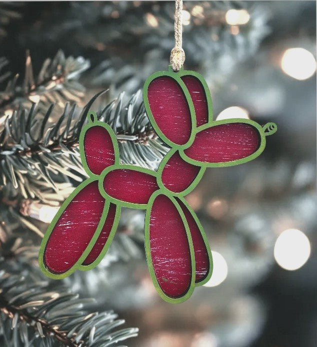 Balloon Animal Shaped Ornament