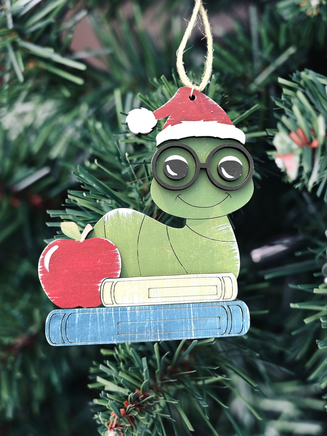 Bookworm Ornament