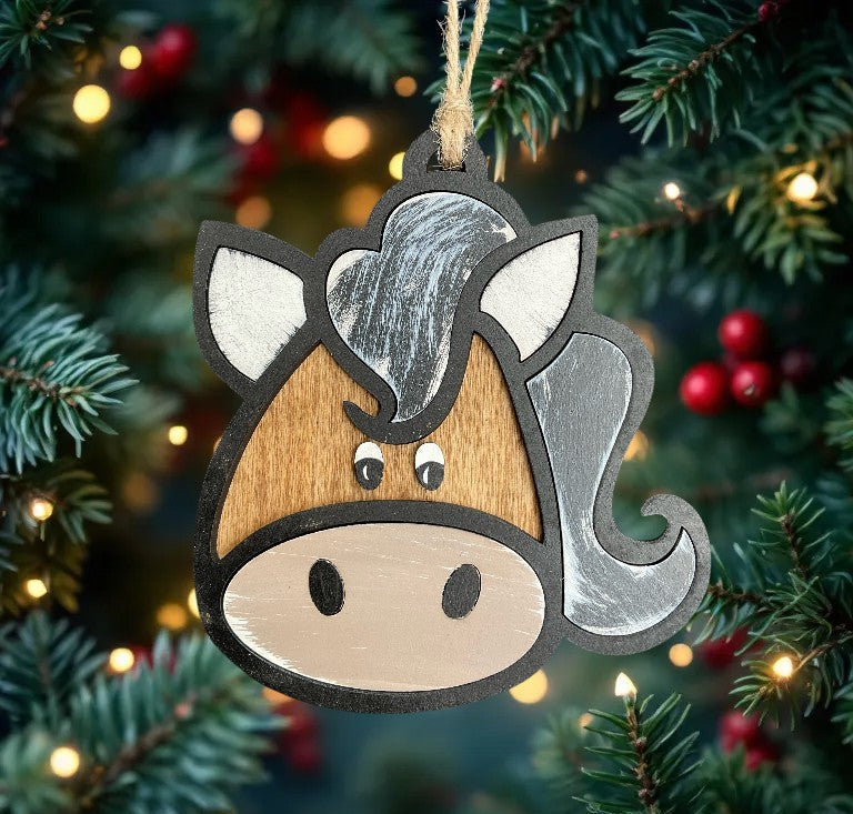 Horse Face Ornament