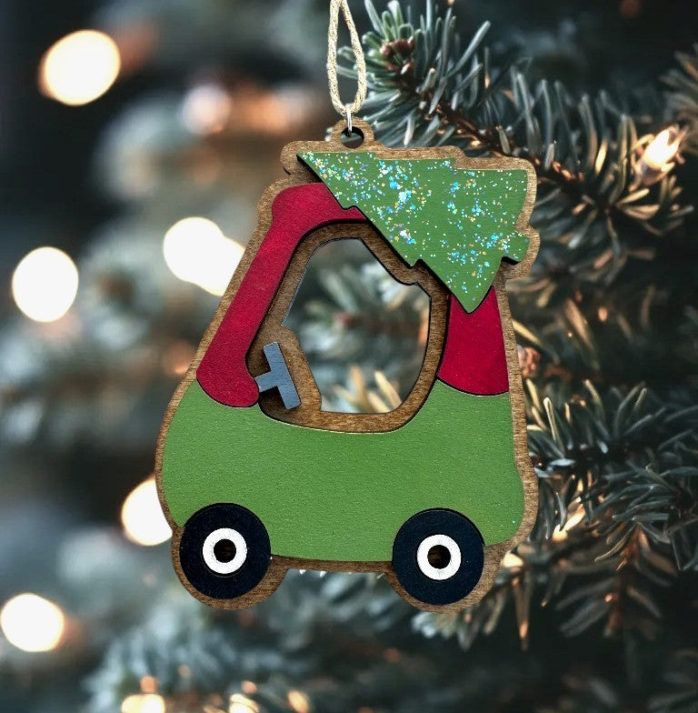 Toy Coup Car Ornament